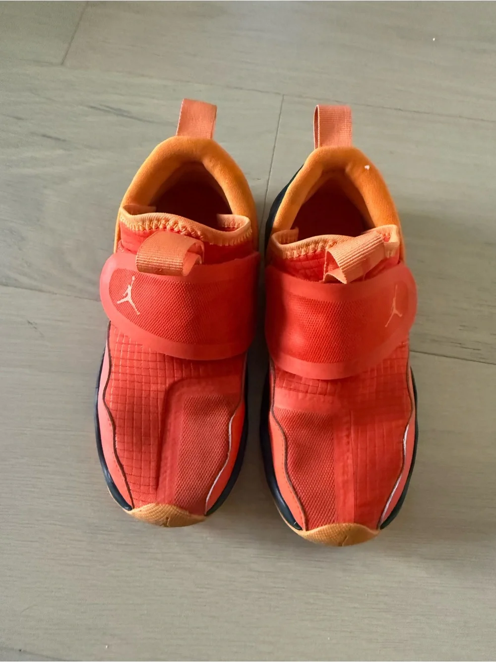 Nike Jordan 23/7 Kids Slip-On Athletic Shoes in Bright Orange